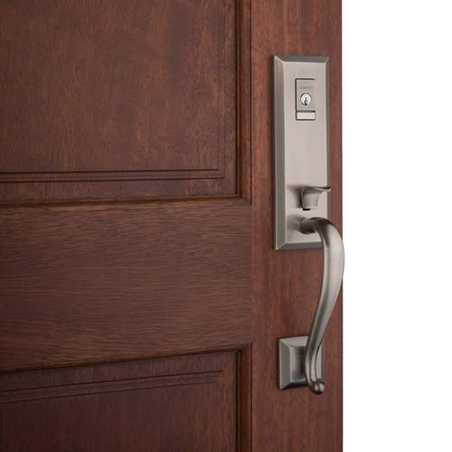 Baldwin 85355112BLFD Left Hand Full Dummy Stonegate Evolved Handleset