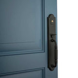Baldwin 6401003BRFD BALD EVOLVED DEVONSHIRE X 5152 LVR X F-D X RH, Lifetime PVD Polished Brass