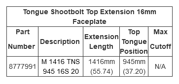 Manual Tongue - Shootbolt Hoppe Top Extension 8777991