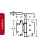 Hoppe Set Hinge HTL Ultimate 8762655