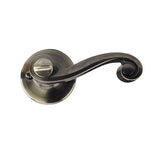 KWIKSET LIDO US15A 300 LL LEFT HAND LIDO PRIVACY LEVERSET - ANTIQUE NICKEL - KW-300LL-LH-15A