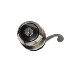 KWIKSET COPA X LIDO US15A 400 LEFT HAND KEYED ENTRY LOCK - ANTIQUE NICKEL - KW-400LLL-15A