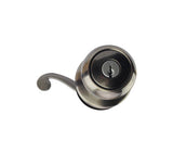 KWIKSET COPA X LIDO US15A 400 RIGHT HAND KEYED ENTRY LOCK - ANTIQUE NICKEL - KW-400LLR-15A
