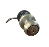 KWIKSET SAXTON X COPA US5 400 SNL LEFT HAND KEYED ENTRY LOCK - KW-400SNL-LH-5