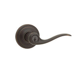 KWIKSET TUSTIN US11P 405 TNL KEYED ENTRY LEVERSET RLVR - VENETIAN BRONZE - KW-405TNL-11P