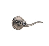 KWIKSET TUSTIN US15A 405 TNL KEYED ENTRY LEVERSET RLVR - ANTIQUE NICKEL - KW-405TNL-15A