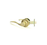 Weslock Left Hand Bordeau Privacy Lock w/ Adjustable Backset & Full Lip Strike Antique Brass - L0610UAUASL20