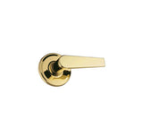 WEISER KIM PASSAGE LOCKSET, POLISHED BRASS, NON-HANDED - LA-100-K3-B