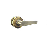 WEISER KIM PASSAGE LOCKSET LA100 K5 B ANTIQUE BRASS - LA100-K5-B