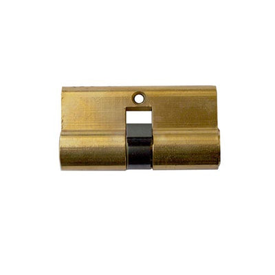 70mm Active 35/35 Double Cylinder 360° Euro Profile Cylinder, Kwikset Key - Brass