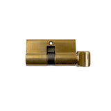 70mm Active 35/35 Single Cylinder 360° Euro Profile Cylinder, Schlage Key - Brass