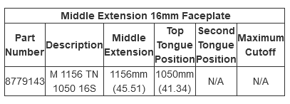 Manual Tongue - Shootbolt Hoppe Middle Extension 8779143