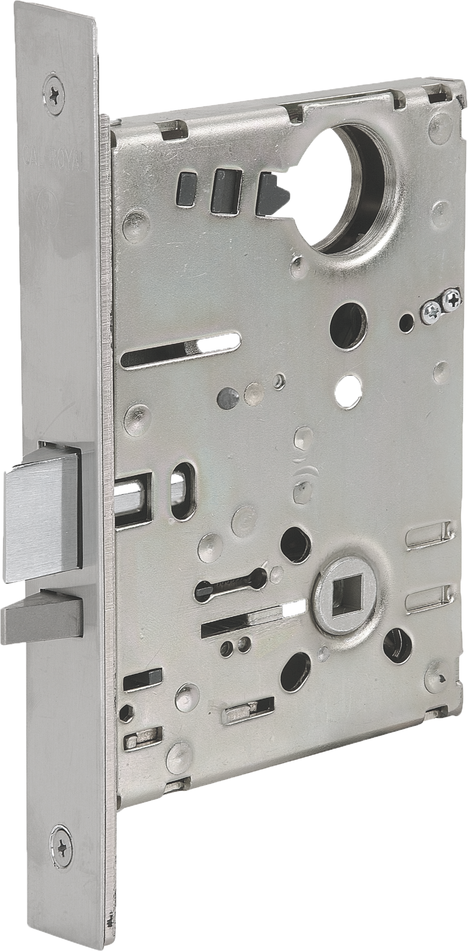 Cal-Royal SC Series, Extra Heavy Duty Mortise Locks with Clutch, Grade 1 - Privacy with OCCUPIED Indicator SC8495