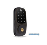 Yale Real Living Electronic Deadbolt with Mul-t-lock Interactive+ cylinder