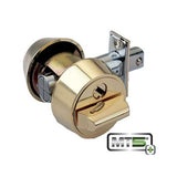 Mul-t-lock MT5+ MTL800 Hercular® Double Cylinder Captive key Deadbolt w/Decorative Rosette (on outside only)