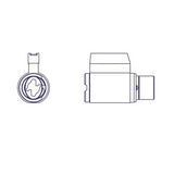 Mul-t-lock Cylinder for Schlage® “F” Line Lever