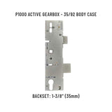 P1000 ACTIVE GEARBOX, 35/92 MORTISE LOCK CASE BODY, EURO VERSION