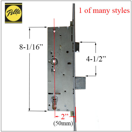 Pella Designer Series 904, Multipoint Lock, 93-1/4