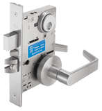 Cal-Royal SC Series, Extra Heavy Duty Mortise Locks with Clutch, Grade 1 - Privacy w/ Deadbolt and Coin Turn Outside SC8444