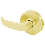 Sargent 28-10U93-LP-US3 10 Line Single Lever Trim, L Rose, P Lever, US3/605 Bright Brass Finish