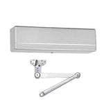 Sargent 1431-CPSH-DA-EN Powerglide Door Closer, Delayed Action, Compression Holder Arm, Aluminum Enamel
