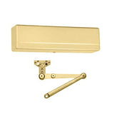 Sargent 1431-PSH-EAB Powerglide Door Closer, Parallel Stop/Holder Arm, Brass Enamel