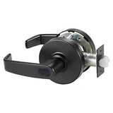 Sargent 28-60-10G04-LL-BSP Storeroom Function Cylindrical Lever Lockset, LFIC Large Format Interchangeable Core, Less Core, L Rose, L Lever, BSP Black Suede Powder Coat