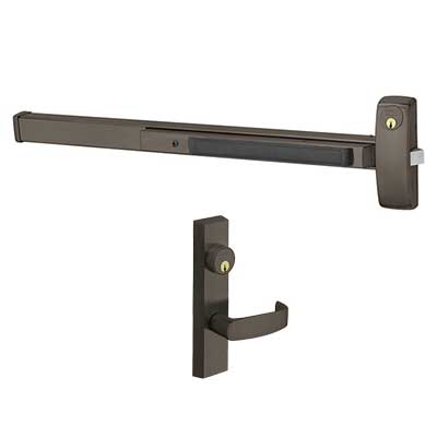 Sargent 12-LC-8816-F-ETL-US10B-LHR 36" Rim Exit Device, Classroom Security Function, ETL Trim, Fire Rated, Less Cylinder, Hex Key Dogging, Left Hand Reverse, US10B/613 Oil Rubbed Bronze Finish