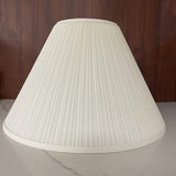 WL7x18x12 Cream Pleated Shade