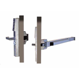 Alarm Lock DL1200ET/DL1300ET Trilogy Narrow Stile Exit Trim,Finish-Satin Chrome