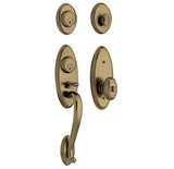 Baldwin Landon Two Point Dummy Handleset with Egg Style Interior Knob