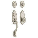 Baldwin Landon Sectional Single Cylinder Keyed Entry Handleset with 5225 Interior Knob from the Estate Collection