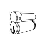 Cal-Royal 1000ICC 6-pin "C" Keyway Combinated Schlage Large Format IC Core Cylinder KD and MK