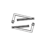Cal-Royal 86 Angle Pull Arm, 0" to 4" Reveal, For 8600 Series