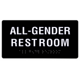 Cal-Royal AGH-48 All Gender Restroom Signs (ADA) with Braille
