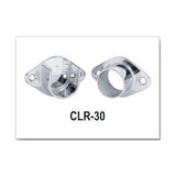 Cal-Royal CLR-30 Chrome Plated Closet Pole Socket