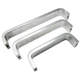 Cal-Royal PUL209 Solid Bar Handle 3/8" x 1 1/4", 6" CTC