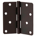 Cal-Royal RH-61 3.5x3.5in 1/4in Radius Hinge-Full Mortise-Residential Weight-Plain Bearing-Steel Base