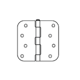 Cal-Royal RH40B/RH60B Full Mortise, Plain Bearing, 5 Knuckles Hinge