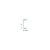 Cal-Royal SF Strike Filler, Finish-Zinc Plated