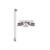 Cal-Royal VRRD10 Vertical Rod for 10' Doors Non-Fire Rated Devices