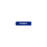 Cal-Royal W1346 Women with Braille Text 1 3/4" x 6" Sign