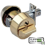 Mul-t-lock MT5+ Hercular® Double Cylinder Captive Key Deadbolt w/ Decorative Rosette (Outside Only)
