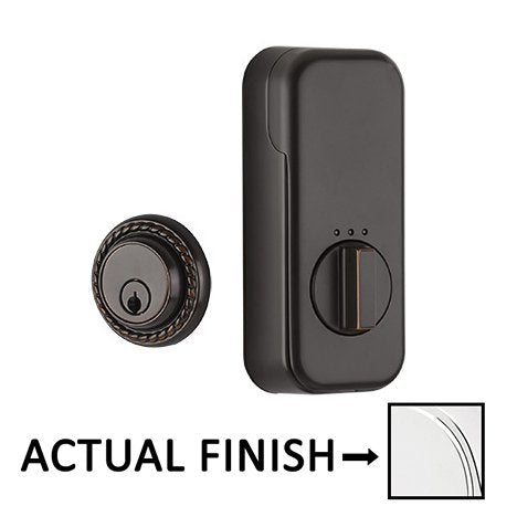EMPowered Deadbolts - Empowered Rope Single Cylinder Deadbolt Connected by August in Oil Rubbed Bronze - Emtek Hardware