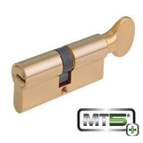 Mul-T-Lock MT5+ Euro Profile Cylinder with Thumb Turn (33 x 33mm)
