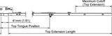 Hoppe Tongue Top Extension 8778555