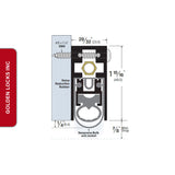 Automatic Door Bottom 19-1328A-36