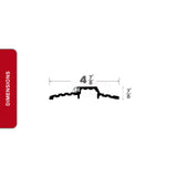 Rabbeted Threshold 19-1333a-60