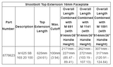 Manual Shootbolt Hoppe Top Extension 8778623