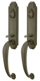 Emtek 473222 Octagon Grip by Grip Entrance Handleset - Lost Wax Cast Bronze Tubular - Single Cylinder